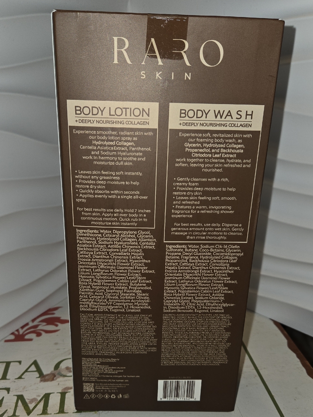 Raro Skin Body Lotion & Body Wash Duo + Deeply Nourishing Collagen - Picture 3 of 6